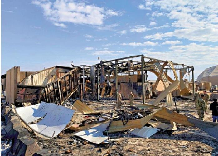 伊拉克空军基地遭袭,伊拉克空军基地遭袭视频